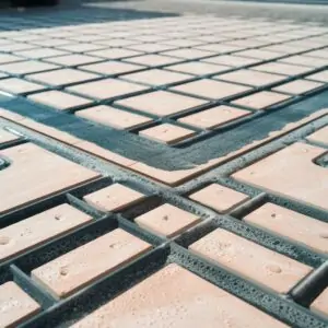 Fuga żywiczna na tarasie