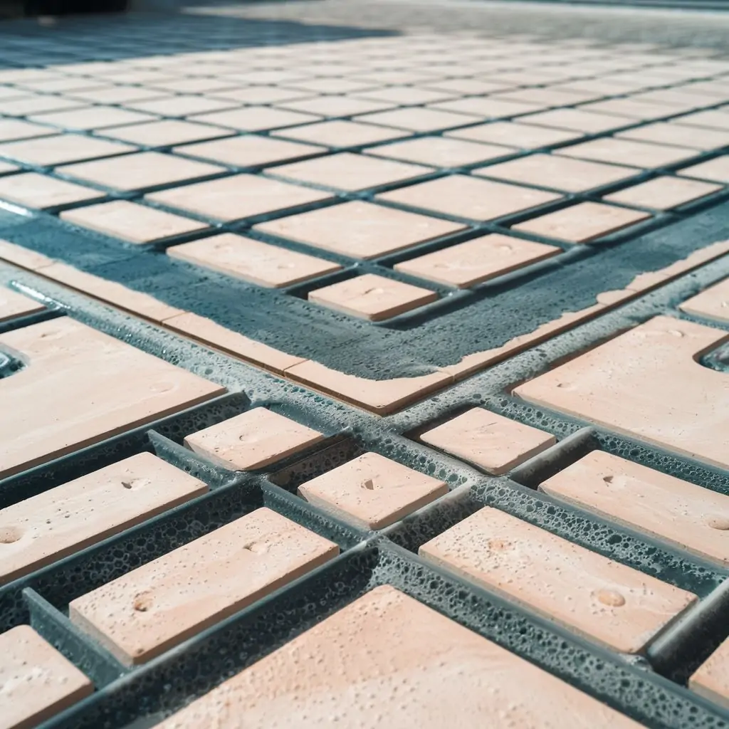 Fuga żywiczna na tarasie