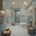 muszle w dekoracji łazienki