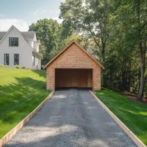 tymczasowy podjazd do garażu